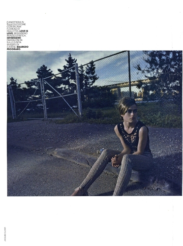 Sophie Vlaming  Marie Claire Italy September 2010 photographer Jacques Olivar 